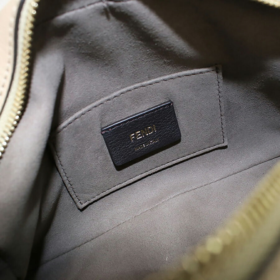 中古 フェンディ 斜め掛け ショルダーバッグ レディース ブランド FENDI ショルダーバッグ レザー 8BT287 ベージュ バッグ USDFE96110011