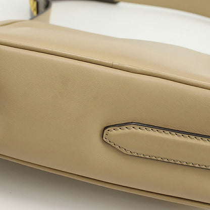 中古 フェンディ 斜め掛け ショルダーバッグ レディース ブランド FENDI ショルダーバッグ レザー 8BT287 ベージュ バッグ USDFE96110011