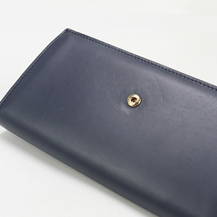 中古 フェンディ 長財布ニ折小銭入付き レディース ブランド FENDI FFダイヤモンド コンチネンタルウォレット レザー 8M0492 ネイビー 財布 USDFE96364011