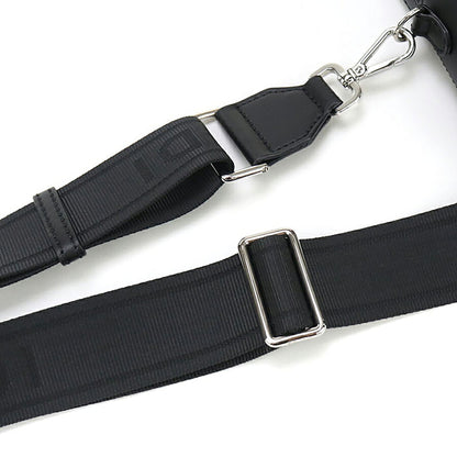中古 フェンディ 斜め掛け ショルダーバッグ メンズ ブランド FENDI ダイアゴナル カメラケース レザー 7M0286 ALKA F0R2A ブラック バッグ USDFE96755011