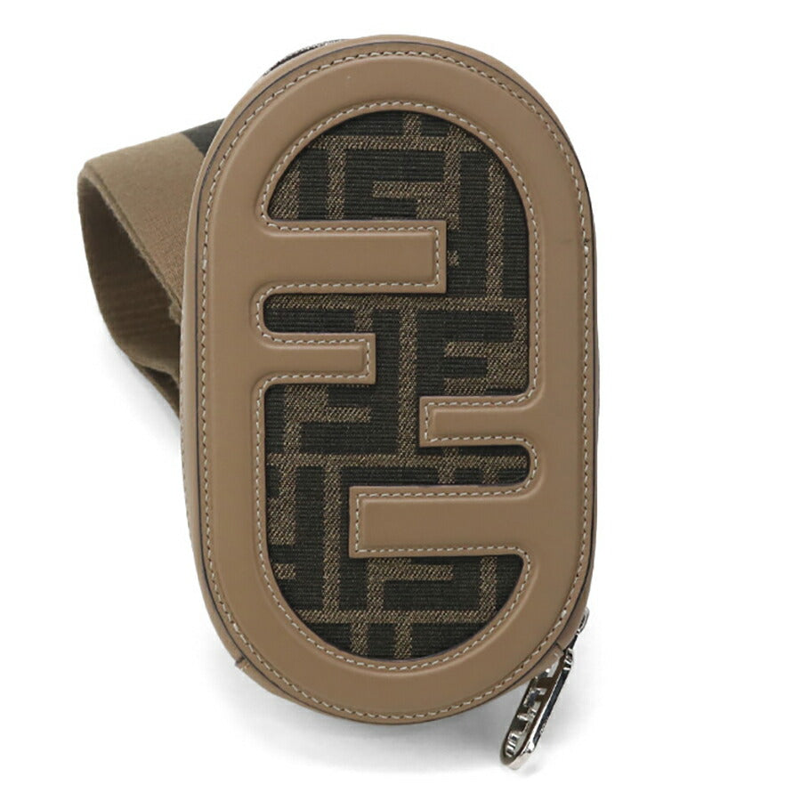 中古 フェンディ ボディバッグ レディース ブランド FENDI オーロック 8AV416 ブラウン バッグ USDFE96788011