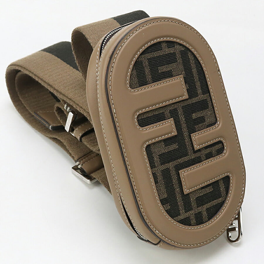 中古 フェンディ ボディバッグ レディース ブランド FENDI オーロック 8AV416 ブラウン バッグ USDFE96788011