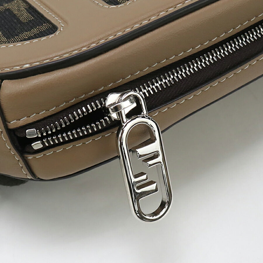 中古 フェンディ ボディバッグ レディース ブランド FENDI オーロック 8AV416 ブラウン バッグ USDFE96788011