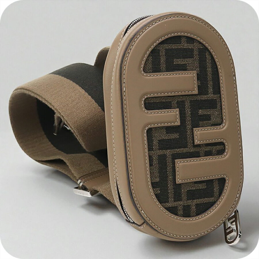 中古 フェンディ ボディバッグ レディース ブランド FENDI オーロック 8AV416 ブラウン バッグ USDFE96788011