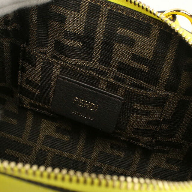 中古 フェンディ ハンドバッグ レディース ブランド FENDI バイ ザ ウェイ ミニ レザー 8BS067 イエロー バッグ USDFE96801011