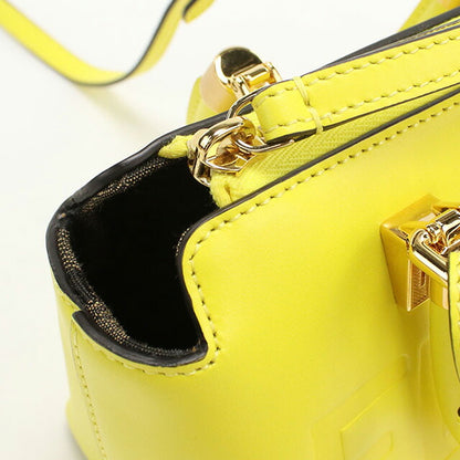 中古 フェンディ ハンドバッグ レディース ブランド FENDI バイ ザ ウェイ ミニ レザー 8BS067 イエロー バッグ USDFE96801011