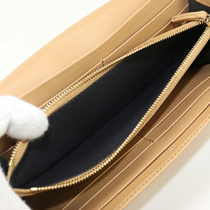 中古 フェンディ 長財布二折 レディース ブランド FENDI バゲット コンチネンタル財布 レザー 8M0251 AAJD ベージュ 財布 USDFE96984011