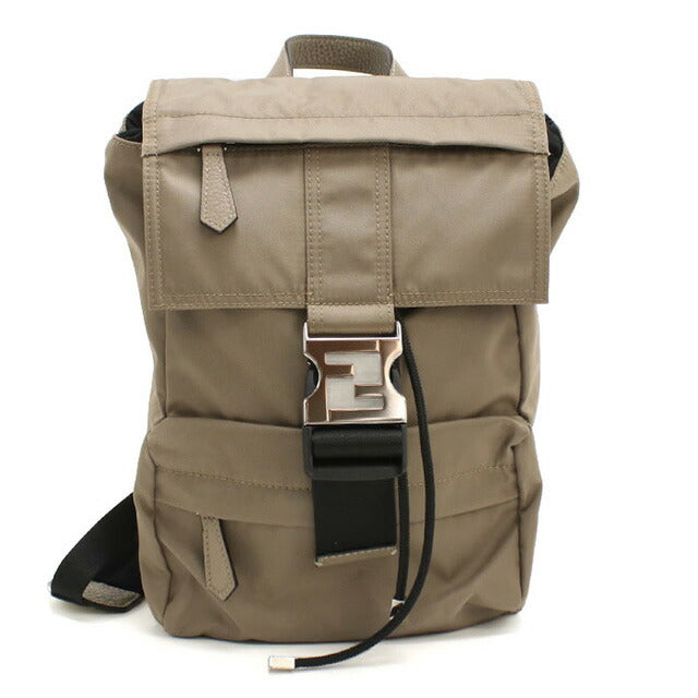 中古 フェンディ リュック レディース ブランド FENDI バックパック 7VZ067 ベージュ バッグ USDFE98019011