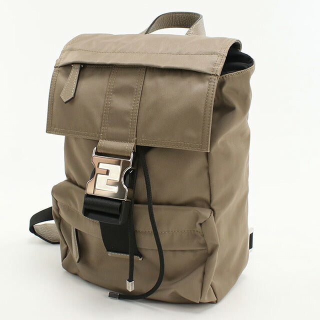 中古 フェンディ リュック レディース ブランド FENDI バックパック 7VZ067 ベージュ バッグ USDFE98019011