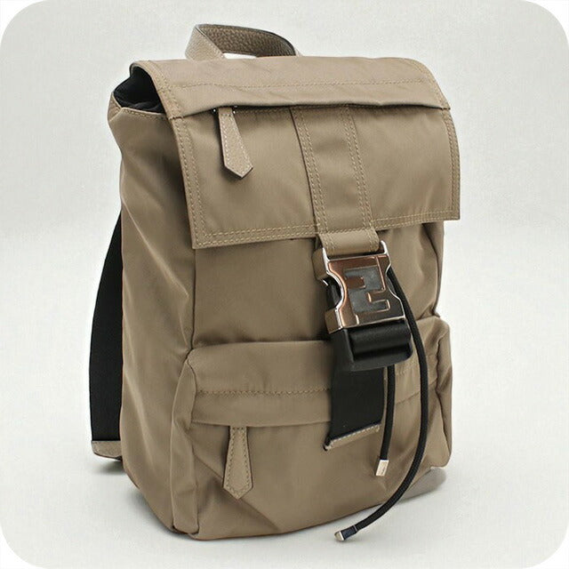 中古 フェンディ リュック レディース ブランド FENDI バックパック 7VZ067 ベージュ バッグ USDFE98019011