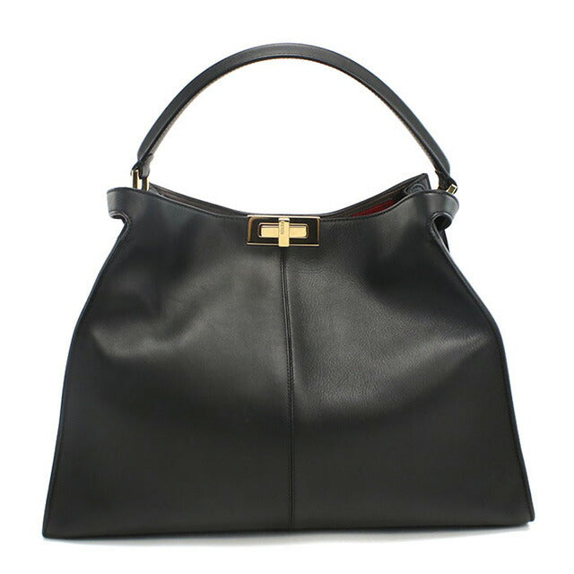 中古 フェンディ ハンドバッグ レディース ブランド FENDI ピーカブー エックスライト レザー 8BN304 A5E8 F13X3 ブラック バッグ USDFE98041011