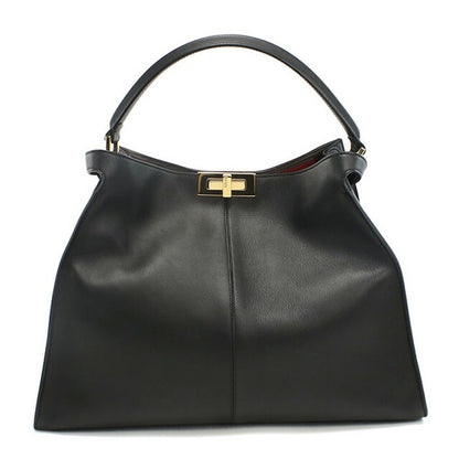 中古 フェンディ ハンドバッグ レディース ブランド FENDI ピーカブー エックスライト レザー 8BN304 A5E8 F13X3 ブラック バッグ USDFE98041011