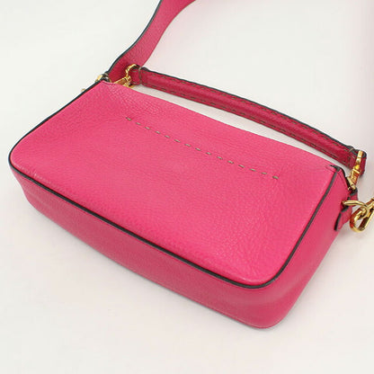 中古 フェンディ ハンドバッグ レディース ブランド FENDI バゲット レザー 8BR600 ピンク バッグ USDFE98329011