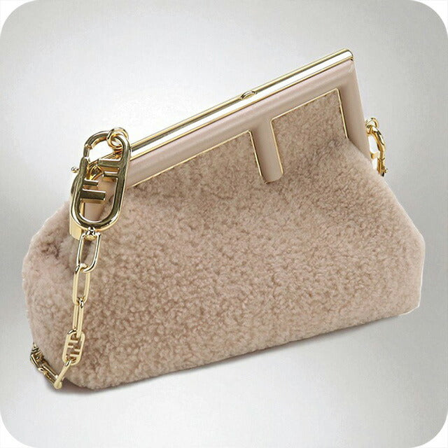 中古 フェンディ クラッチバッグ レディース ブランド FENDI ファースト スモール 8BP129 ピンク バッグ USDFE98340011