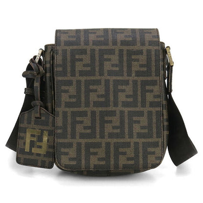 中古 フェンディ 斜め掛け ショルダーバッグ メンズ ブランド FENDI ズッカ 7VA205 ブラウン バッグ USDFE99706011