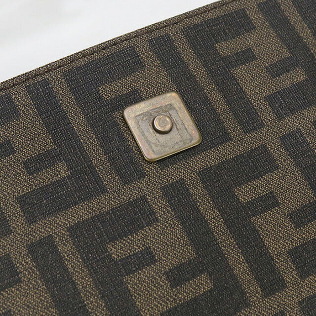 中古 フェンディ 斜め掛け ショルダーバッグ メンズ ブランド FENDI ズッカ 7VA205 ブラウン バッグ USDFE99706011