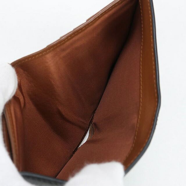 中古 フェラガモ 二折財布 ユニセックス ブランド FERRAGAMO 二折り財布 レザー 22 0699 ブラック 財布 USDFR100321011