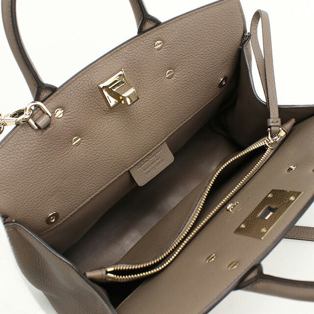 二手 Ferragamo 手提包女士品牌 FERRAGAMO Gancini 2WAY 21 H159 灰色包 USDFR100720011