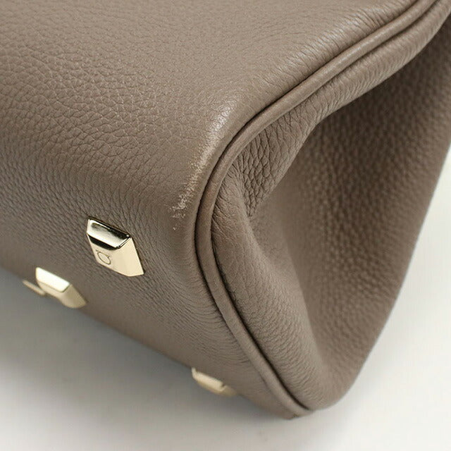 二手 Ferragamo 手提包女士品牌 FERRAGAMO Gancini 2WAY 21 H159 灰色包 USDFR100720011