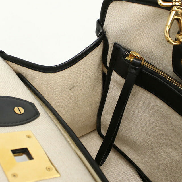 二手 Ferragamo 手提包女士品牌 FERRAGAMO Gancini 2WAY 皮革 21 I159 白色包 USDFR100724011