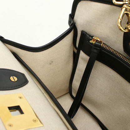 二手 Ferragamo 手提包女士品牌 FERRAGAMO Gancini 2WAY 皮革 21 I159 白色包 USDFR100724011