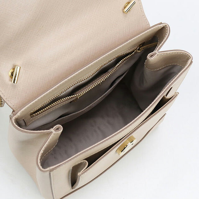 二手 Ferragamo 手提包 女士品牌 FERRAGAMO Vara Ribbon 2WAY 21 F570 米色包 USDFR101742011