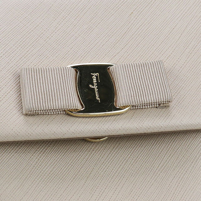 二手 Ferragamo 手提包 女士品牌 FERRAGAMO Vara Ribbon 2WAY 21 F570 米色包 USDFR101742011