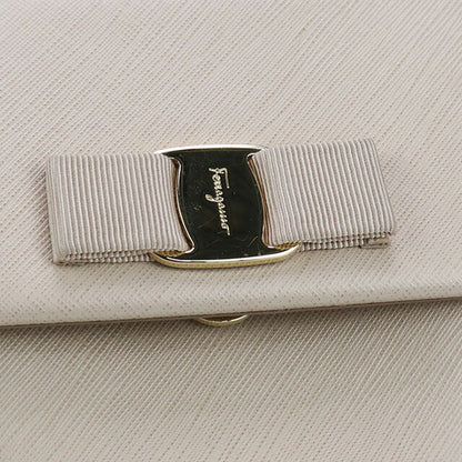 二手 Ferragamo 手提包 女士品牌 FERRAGAMO Vara Ribbon 2WAY 21 F570 米色包 USDFR101742011