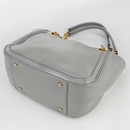 二手菲拉格慕手提包女士品牌FERRAGAMO Gancini链条21 B992灰色包USDFR102637011