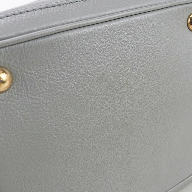 二手菲拉格慕手提包女士品牌FERRAGAMO Gancini链条21 B992灰色包USDFR102637011