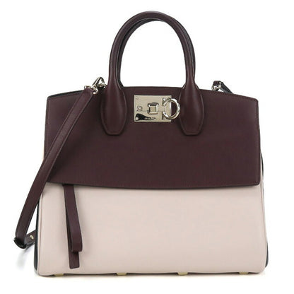 Used Ferragamo handbag ladies brand FERRAGAMO Gancini 2WAY handbag 21 H264 pink bag USDFR102896011