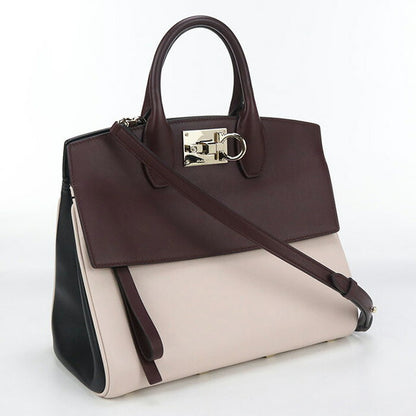 Used Ferragamo handbag ladies brand FERRAGAMO Gancini 2WAY handbag 21 H264 pink bag USDFR102896011
