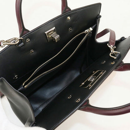 Used Ferragamo handbag ladies brand FERRAGAMO Gancini 2WAY handbag 21 H264 pink bag USDFR102896011