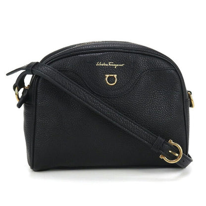 二手 Ferragamo 单肩包 女士品牌 FERRAGAMO Gancini 21 0411 黑色包 USDFR102897011