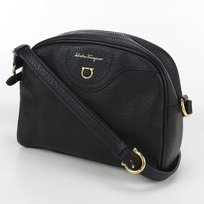 二手 Ferragamo 单肩包 女士品牌 FERRAGAMO Gancini 21 0411 黑色包 USDFR102897011