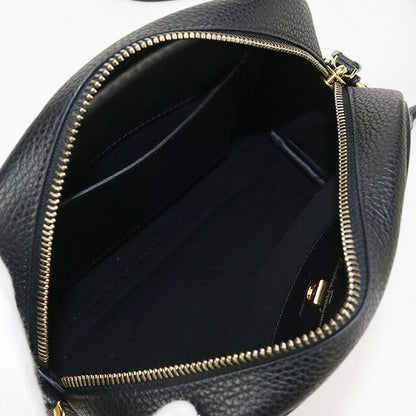 二手 Ferragamo 单肩包 女士品牌 FERRAGAMO Gancini 21 0411 黑色包 USDFR102897011