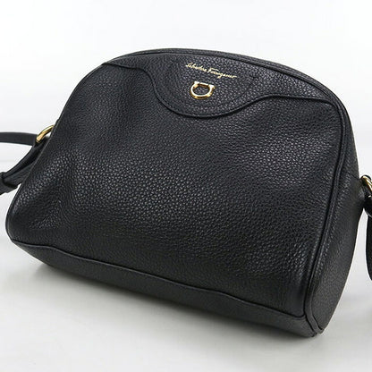 二手 Ferragamo 单肩包 女士品牌 FERRAGAMO Gancini 21 0411 黑色包 USDFR102897011