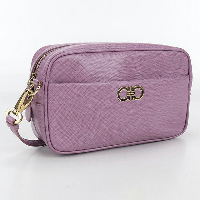二手 Ferragamo 单肩包 女士品牌 FERRAGAMO Gancini 22 C246 紫色包 USDFR103539011