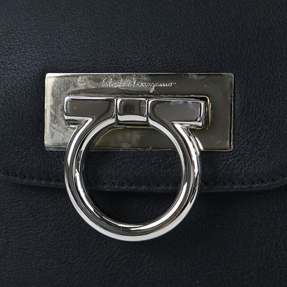 二手 Ferragamo 手提包 女士品牌 FERRAGAMO Gancini 21 4402 黑色包 USDFR103547011