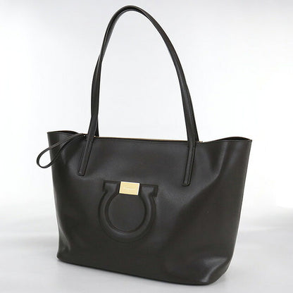 Used Ferragamo tote bag ladies brand FERRAGAMO Gancini 21 H019 brown bag USDFR103551011