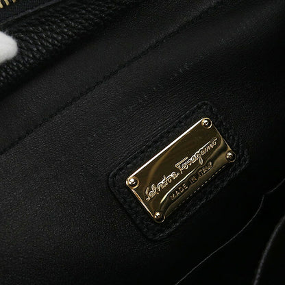 二手 Ferragamo 手提包 女士品牌 FERRAGAMO Gancini 2WAY 21 E530 黑色包 USDFR103555011