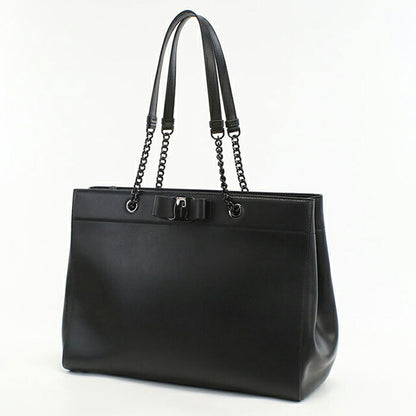 二手 Ferragamo 手提包女士品牌 FERRAGAMO Vara 链条 21 H500 黑色包 USDFR103662011