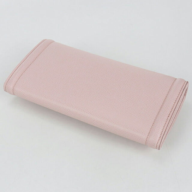 中古 フェラガモ 長財布二折 レディース ブランド FERRAGAMO ヴァラリボン 22 D154 ピンク 財布 USDFR103693011