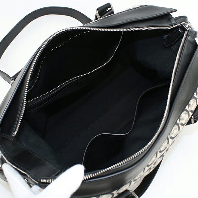 二手 Ferragamo 波士顿包 女士品牌 FERRAGAMO Gancini 2WAY 24 A187 黑色包 USDFR103825011