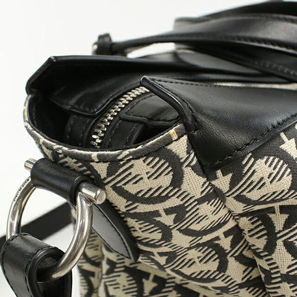 二手 Ferragamo 波士顿包 女士品牌 FERRAGAMO Gancini 2WAY 24 A187 黑色包 USDFR103825011
