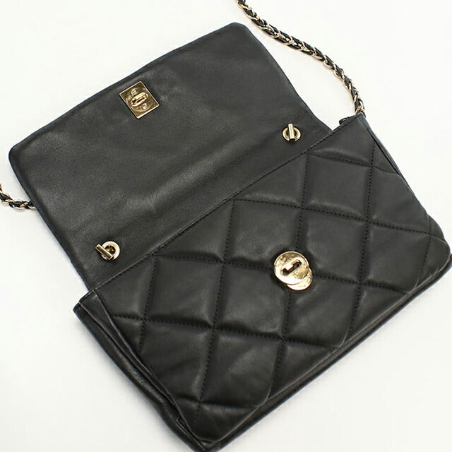 二手 Ferragamo 单肩包 女士品牌 FERRAGAMO Vara Chain 21 E767 黑色包 USDFR103934011