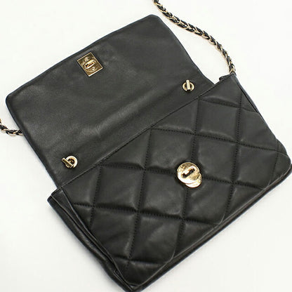 二手 Ferragamo 单肩包 女士品牌 FERRAGAMO Vara Chain 21 E767 黑色包 USDFR103934011