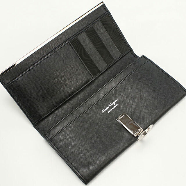 中古 フェラガモ 長財布二折 レディース ブランド FERRAGAMO