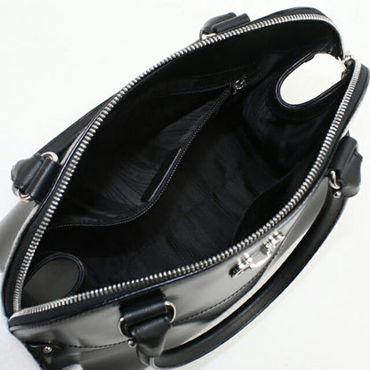 二手 Ferragamo 手提包 女士品牌 FERRAGAMO Gancini 21 C814 黑色包 USDFR104384011