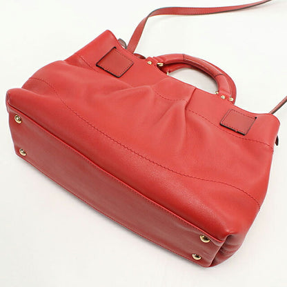 二手 Ferragamo 手提包 女士品牌 FERRAGAMO Gancini 2WAY 手提包 21 D313 红色包 USDFR104392011
